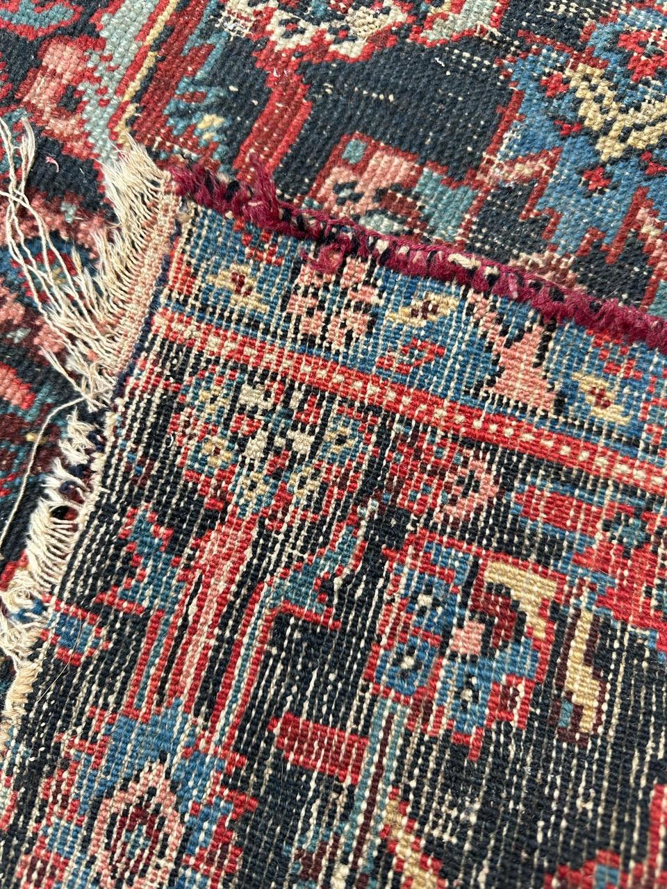 Bobyrug’s pretty antique little malayer fragment rug  For Sale 10