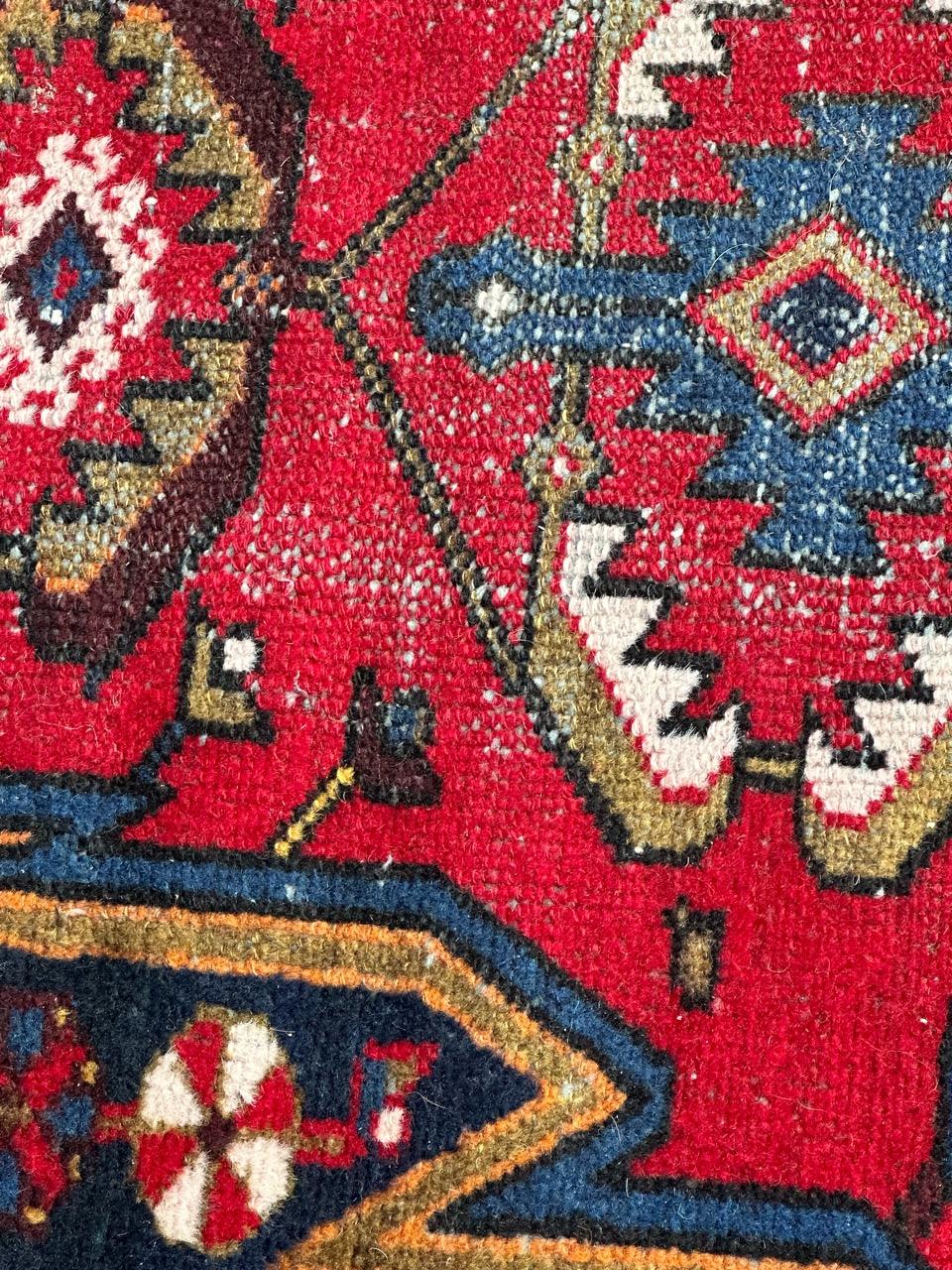 20th Century Bobyrug’s pretty antique mazlaghan rug  For Sale