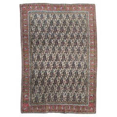 Bobyrug’s pretty Vintage Qom rug 