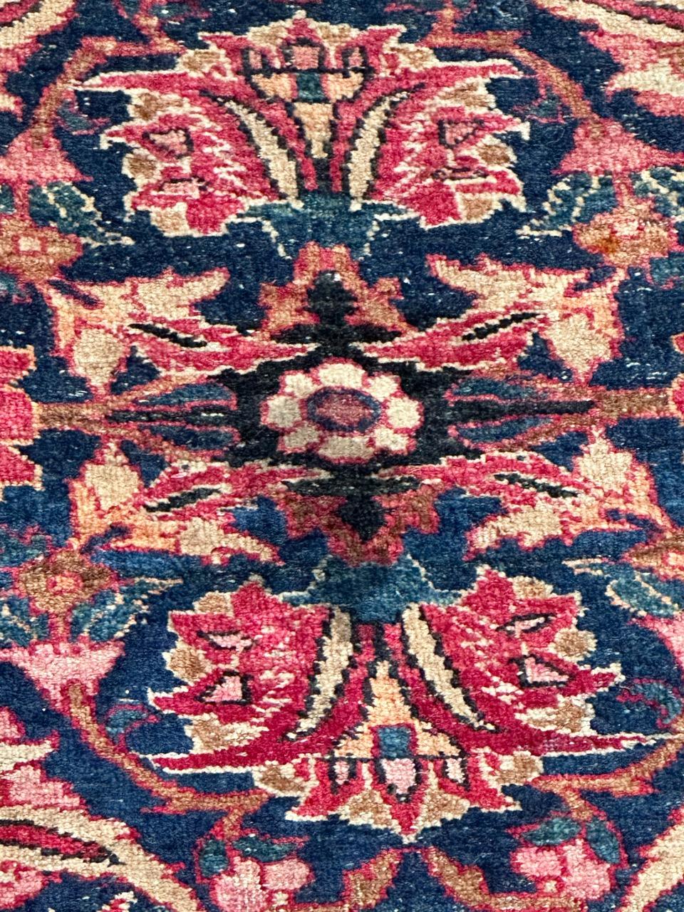Bobyrug’s pretty antique Yazd rug  For Sale 10