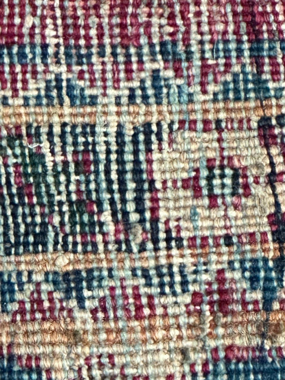 Bobyrug’s pretty antique Yazd rug  For Sale 12