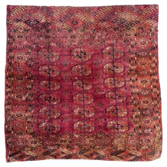 Bobyrug’s pretty distressed Antique Tekke Bokhara rug 