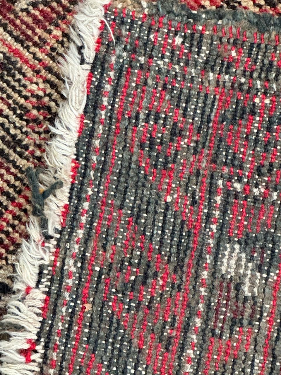 Bobyrug’s pretty distressed vintage Baluch Afghan rug  For Sale 11