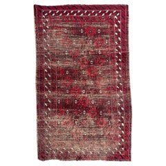 Bobyrugs hübscher, strapazierter Vintage-Belutschen-Teppich 