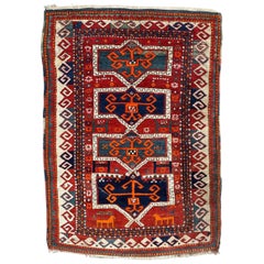 Bobyrug’s Pretty early 20th century Kazak rug