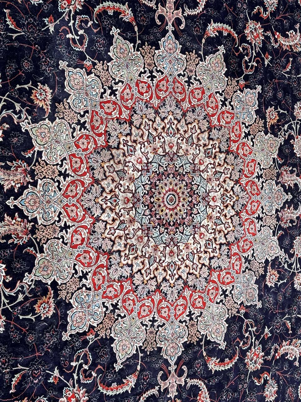 Joli grand tapis Tabriz Design/One en vente 3