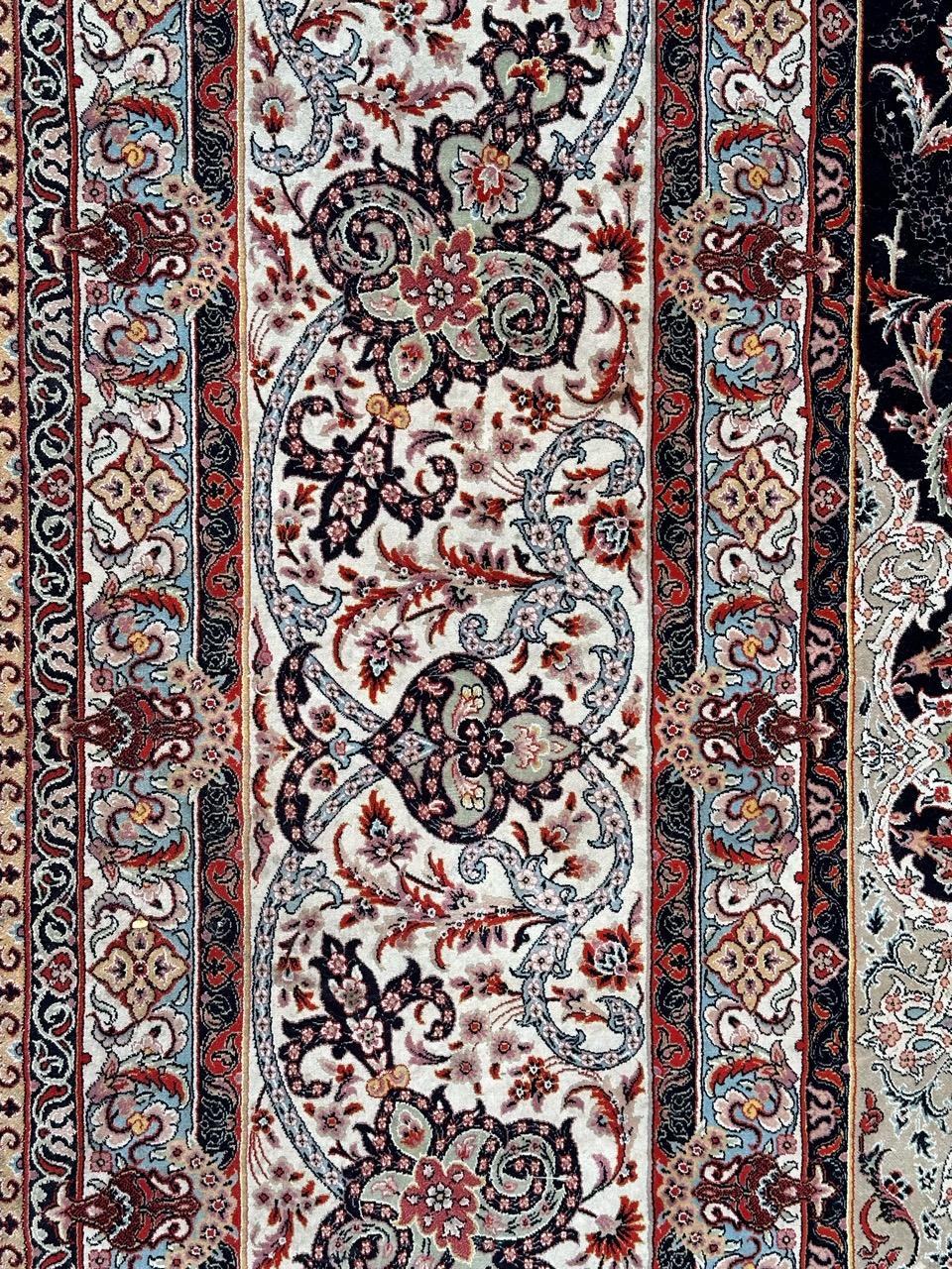 pretty large Tabriz design rug For Sale 5