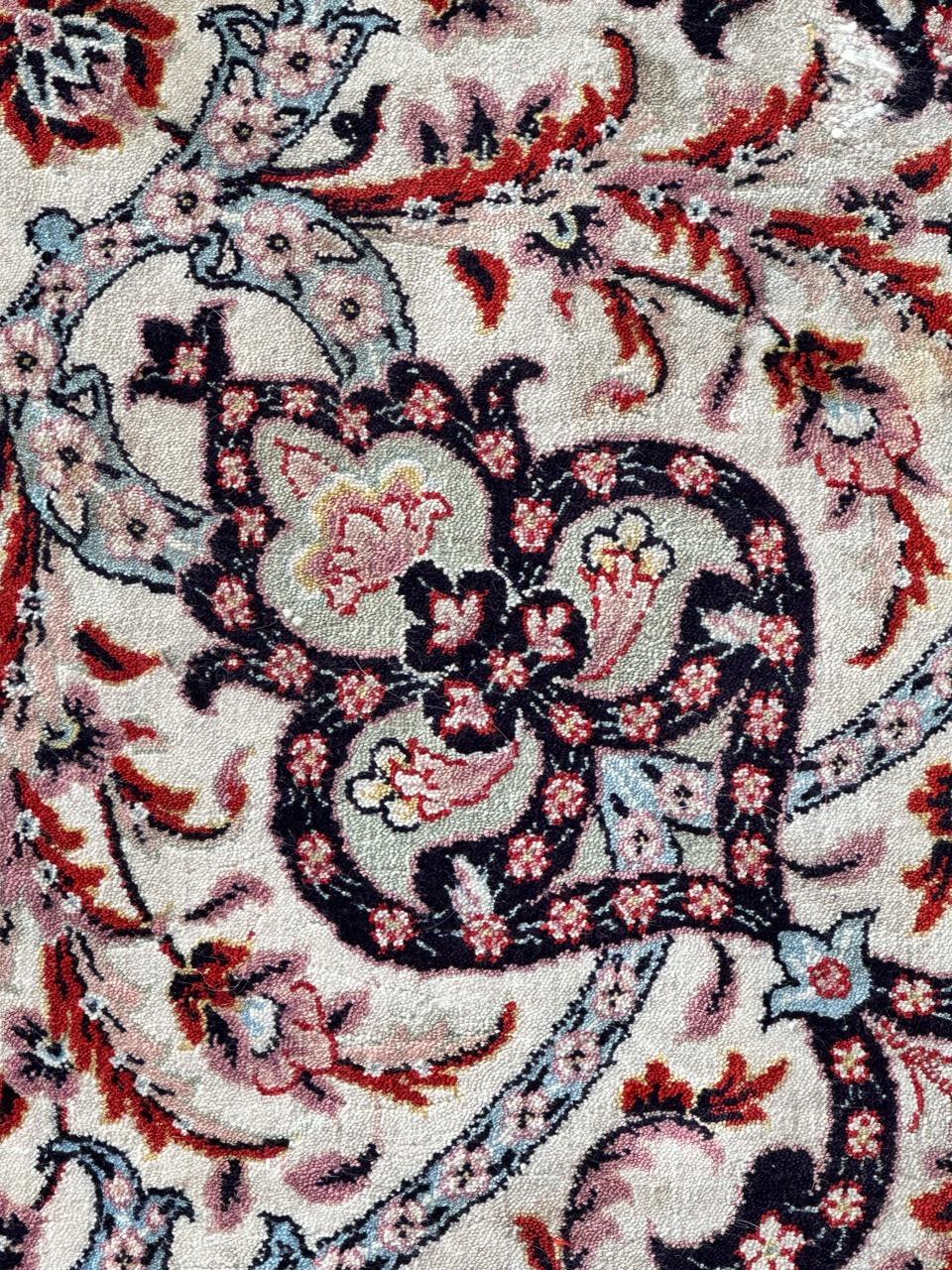 Bobyrug’s pretty large Tabriz design rug For Sale 10