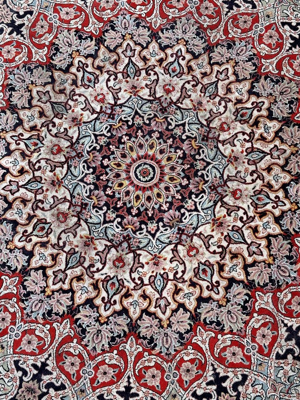 Joli grand tapis Tabriz Design/One en vente 13