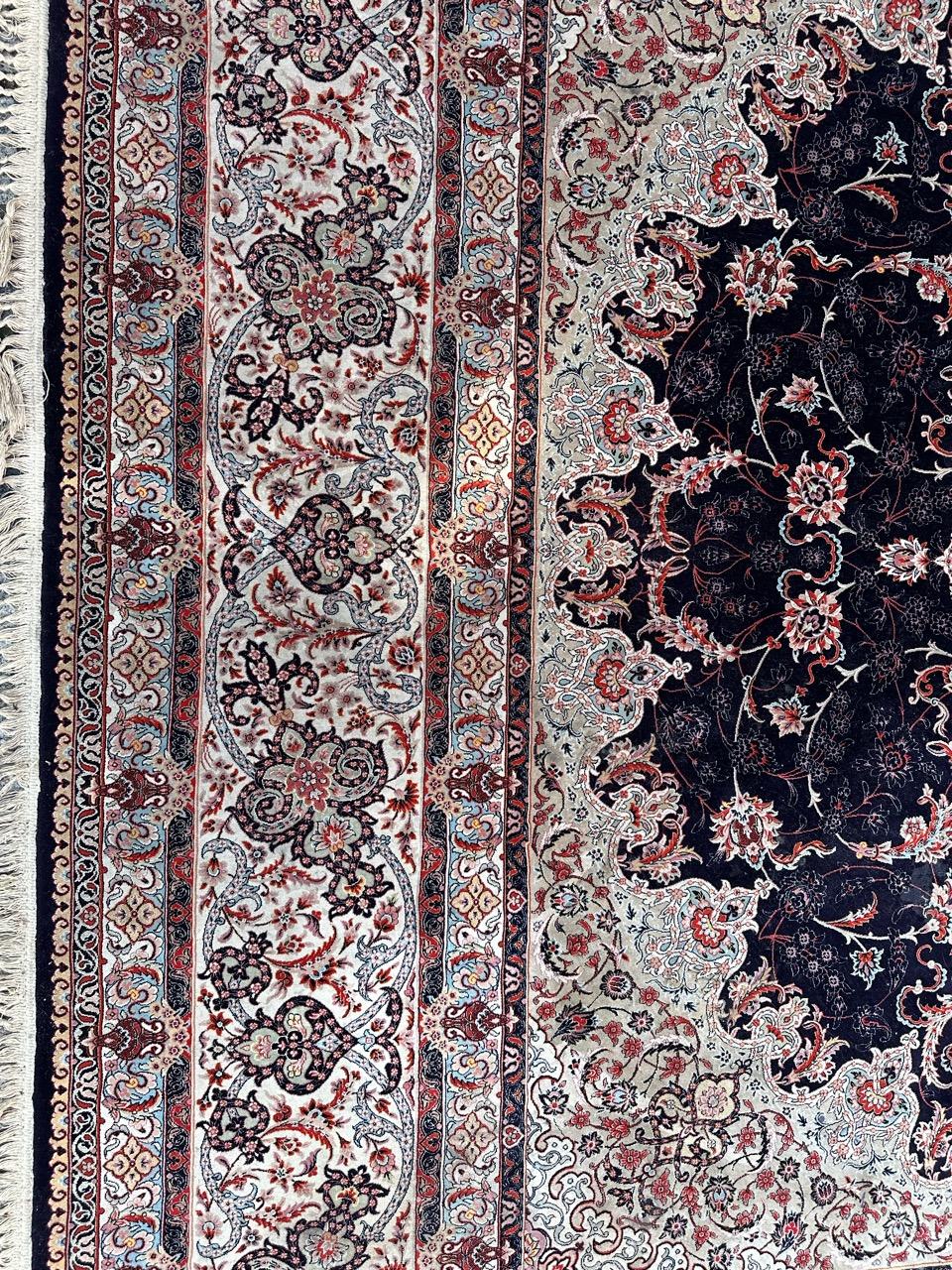Contemporary pretty large Tabriz design rug For Sale