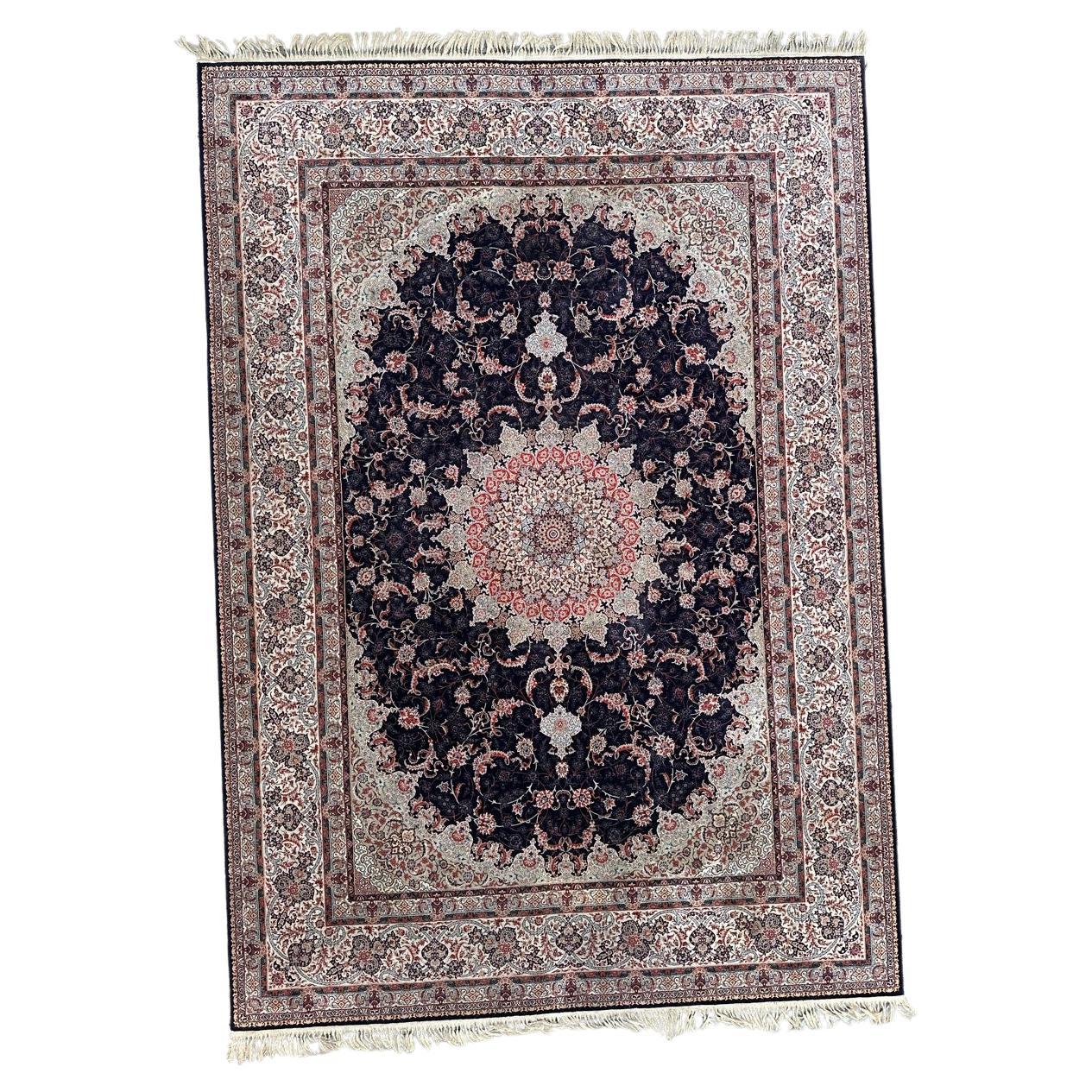 pretty large Tabriz design rug