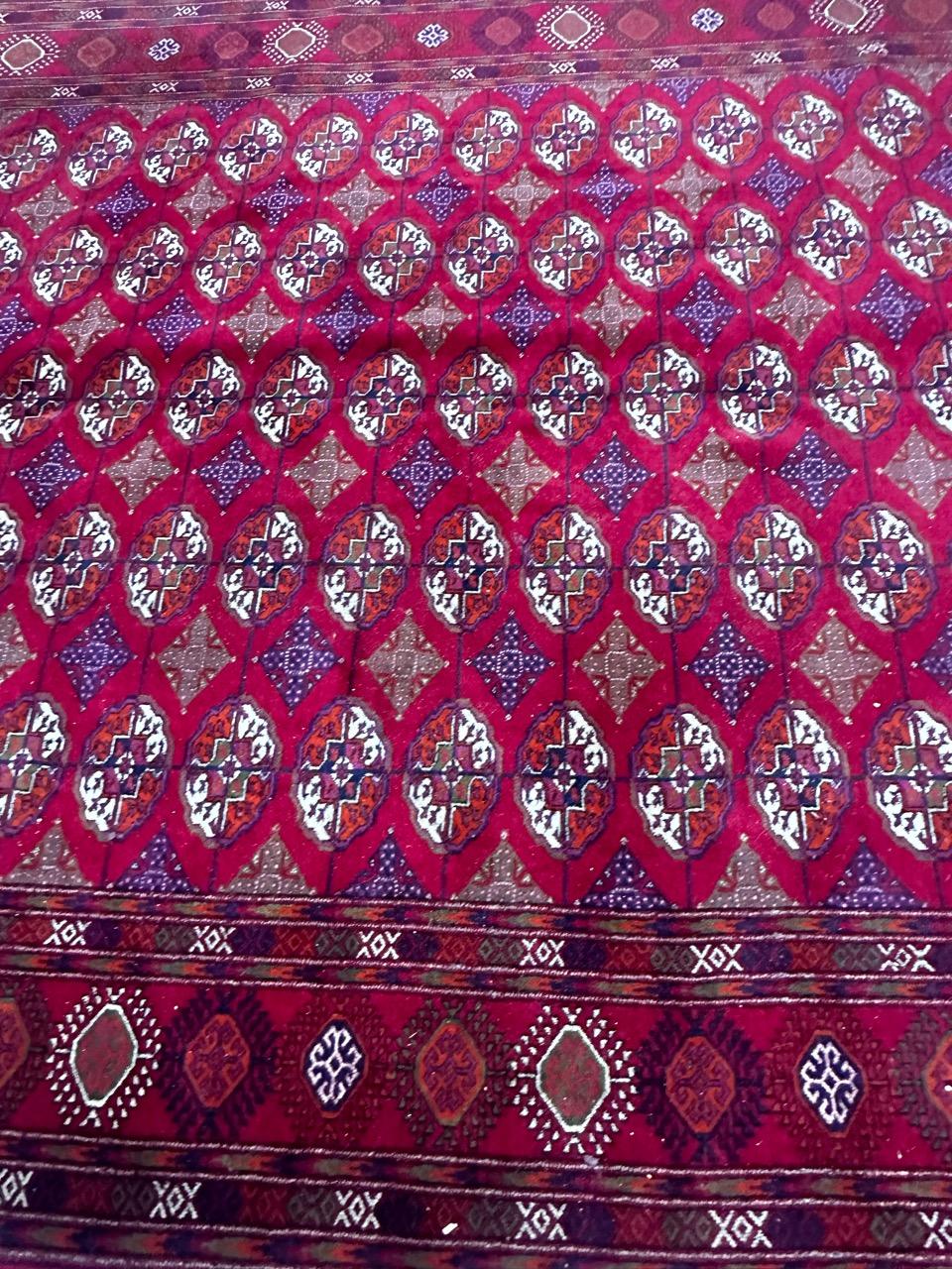 Kazak Bobyrug’s pretty large vintage Bokhara rug  For Sale