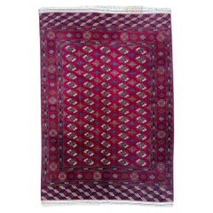 Schöner großer Bokhara-Teppich im Vintage-Stil 