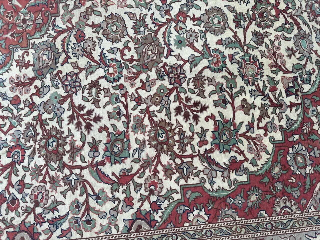 Bobyrug’s Pretty large vintage Turkish Kayseri rug  For Sale 4