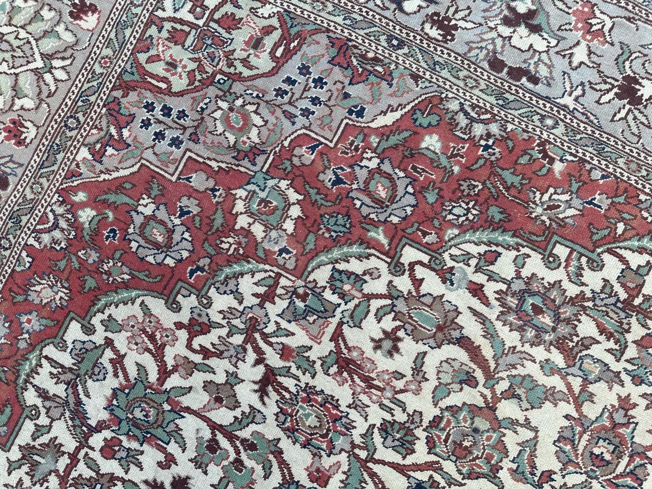 Bobyrug’s Pretty large vintage Turkish Kayseri rug  For Sale 6