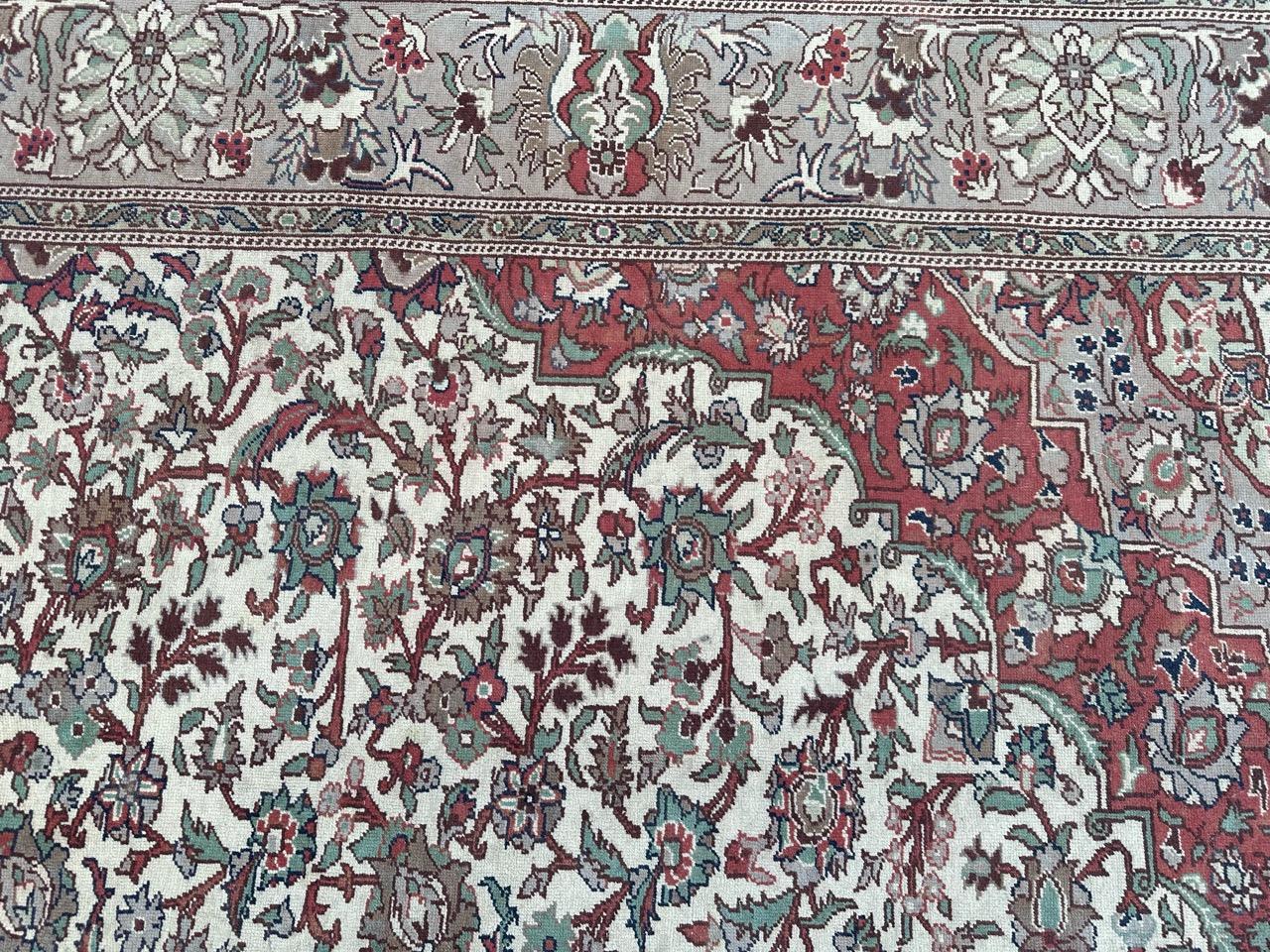 Bobyrug’s Pretty large vintage Turkish Kayseri rug  For Sale 7