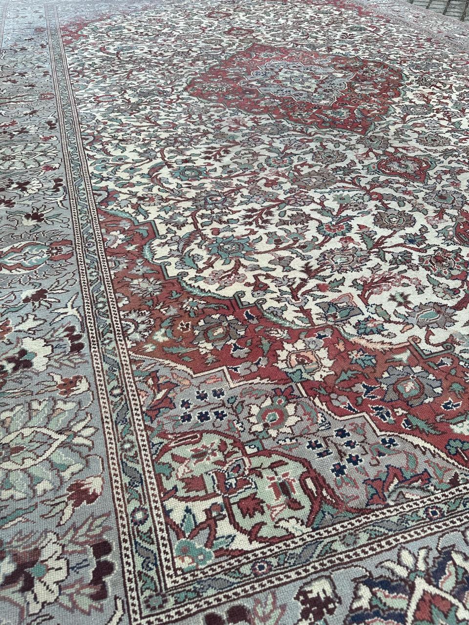Bobyrug’s Pretty large vintage Turkish Kayseri rug  For Sale 13