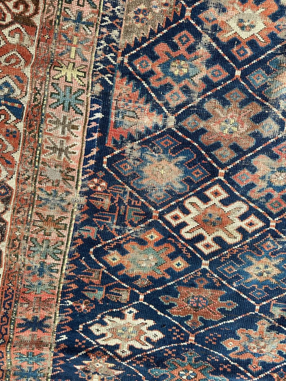 Bobyrug’s pretty late 19th century Caucasian shirvan rug For Sale 10