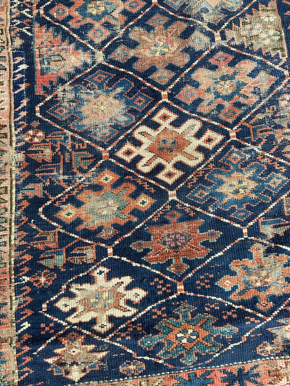 Bobyrug’s pretty late 19th century Caucasian shirvan rug For Sale 11