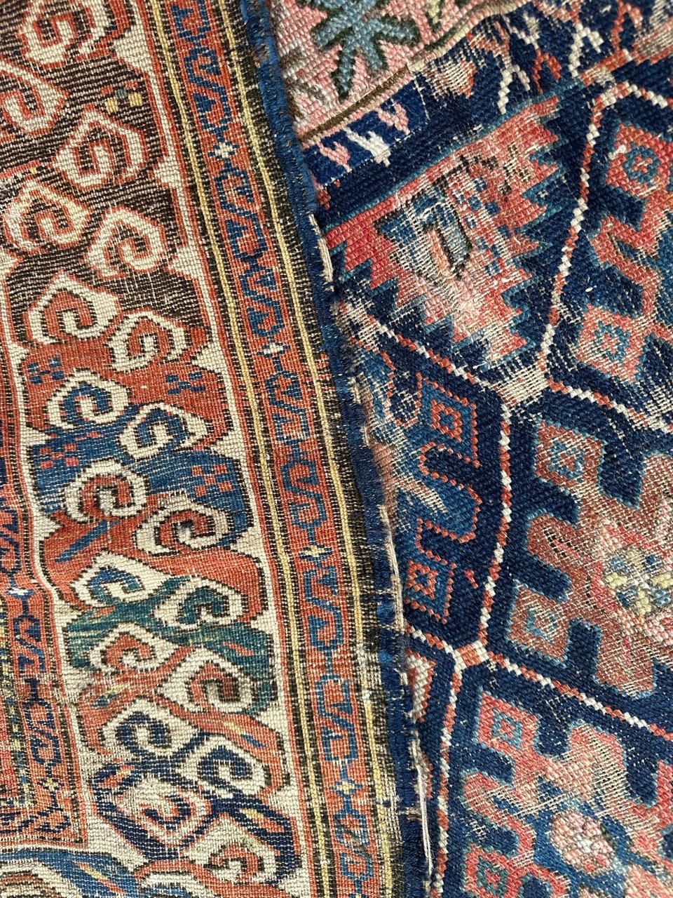 Bobyrug’s pretty late 19th century Caucasian shirvan rug For Sale 12