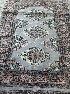 Bobyrug’s pretty Turkmen Bokhara design rug