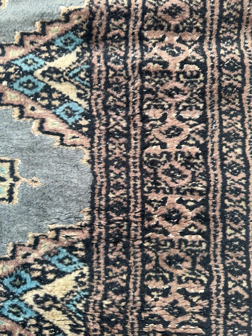 Bobyrug’s pretty Turkmen Bokhara design rug In Good Condition For Sale In Saint Ouen, FR