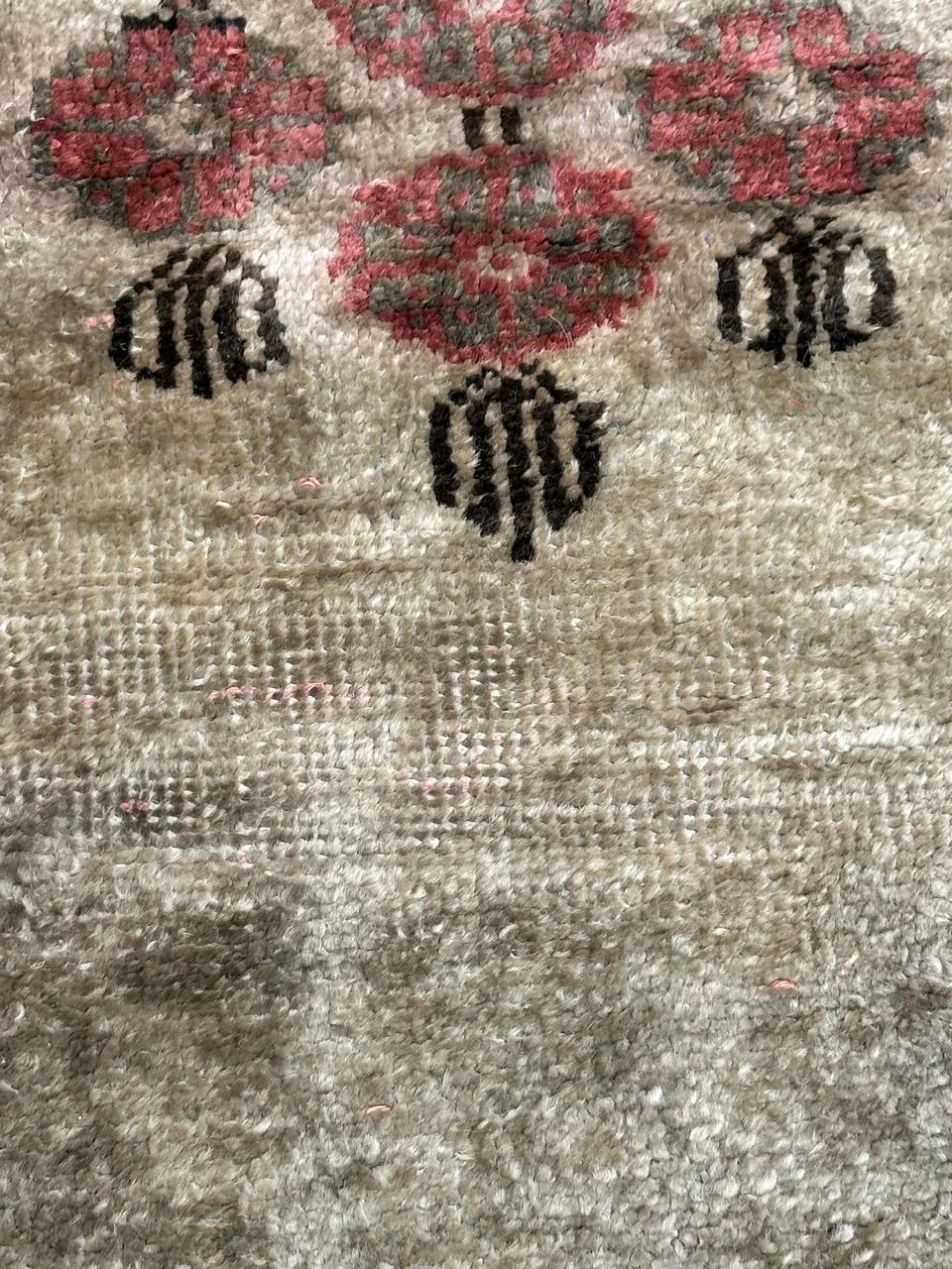 Bobyrug’s pretty little vintage Turkish Cesareh silk rug  For Sale 11