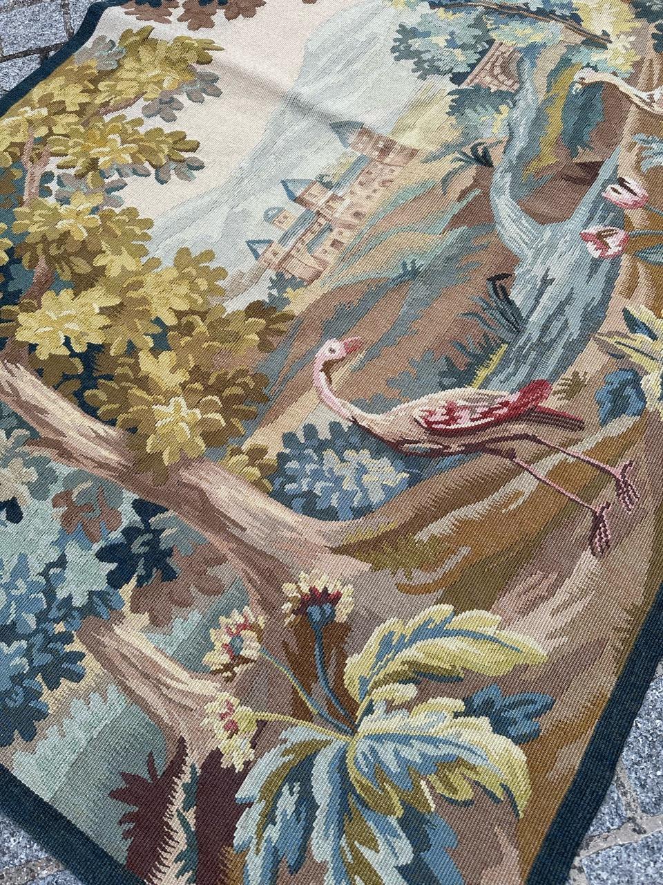 La jolie tapisserie d'Aubusson du milieu du siècle de Bobyrug  en vente 7