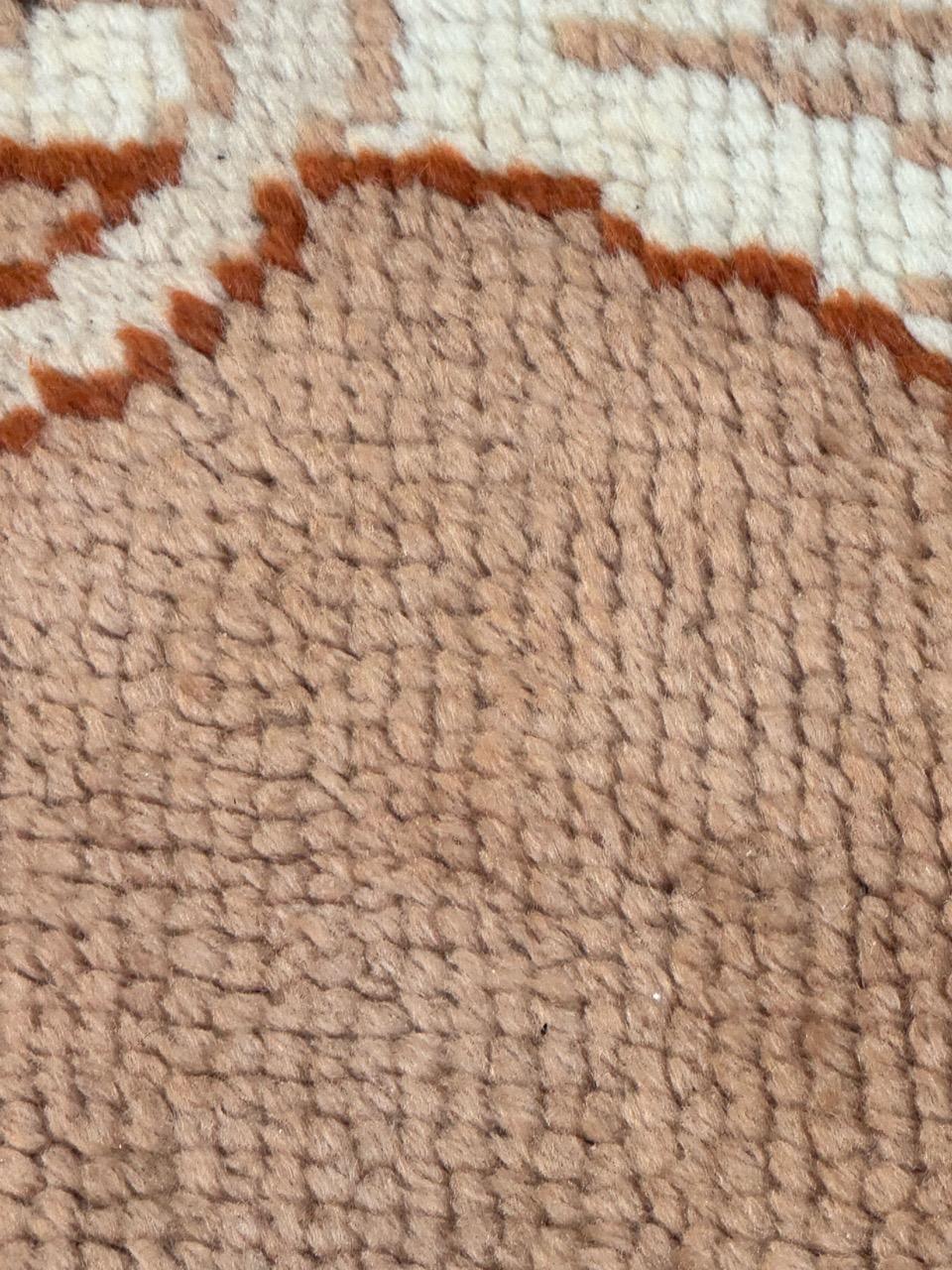 Bobyrugs hübscher französischer Cogolin-Teppich aus der Mitte des Jahrhunderts im Jugendstil  im Angebot 2