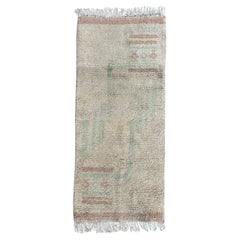 Bobyrug’s pretty mid century Moroccan art deco design rug