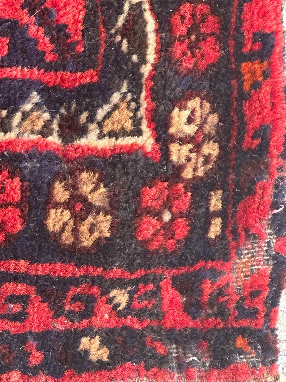 pretty mid century Turkmen chuval, horse cover, rug For Sale 3