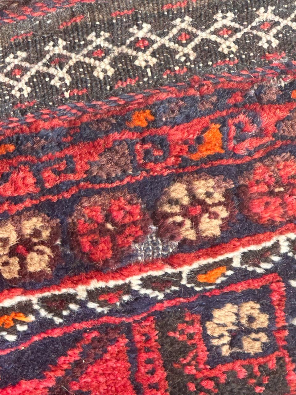 pretty mid century Turkmen chuval, horse cover, rug For Sale 4