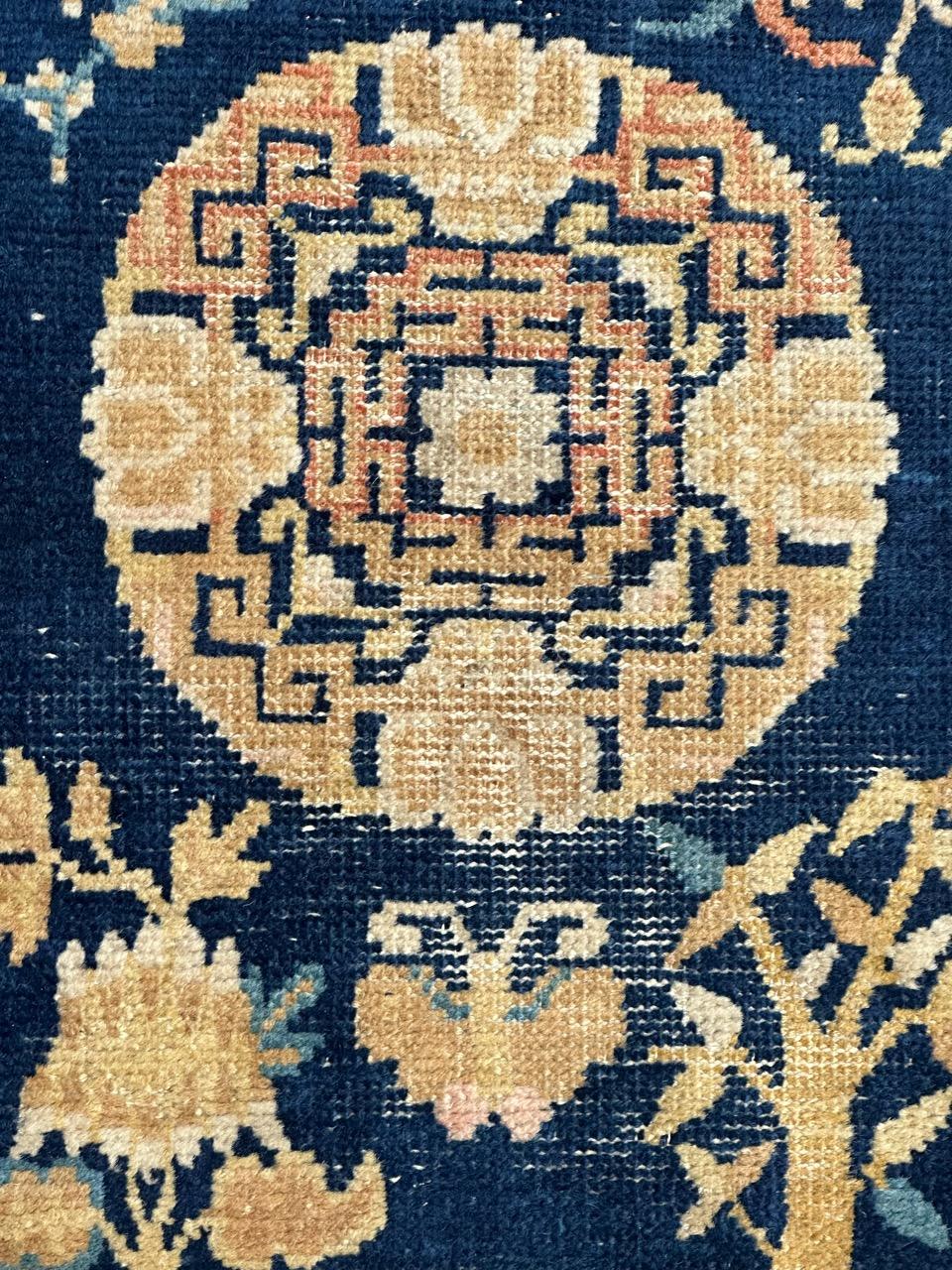 Bobyrugs ziemlich seltener antiker chinesischer Teppich im Angebot 3