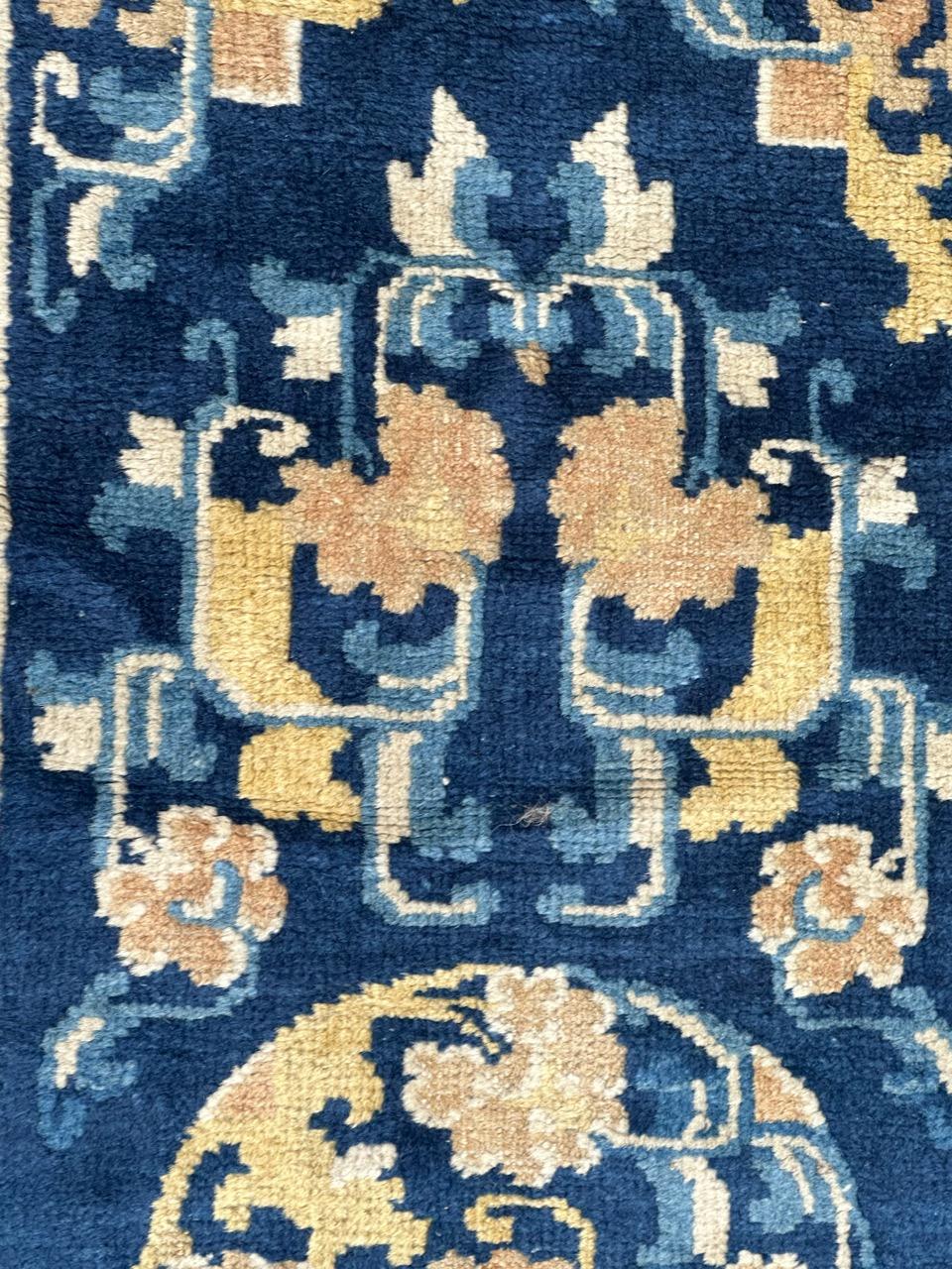 Bobyrug’s pretty rare antique Chinese rug For Sale 7