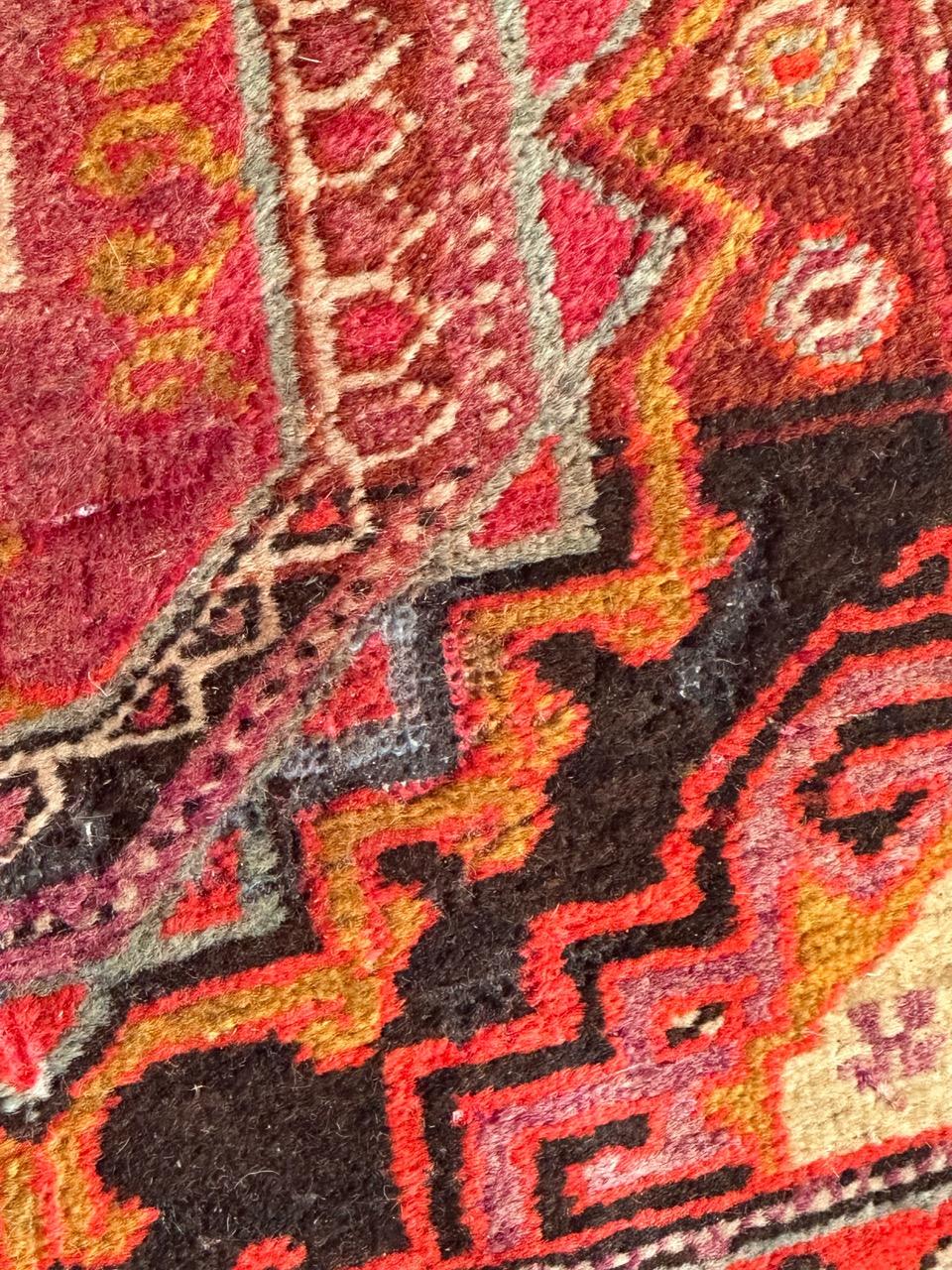 pretty small mid century Azerbaijan rug  For Sale 4