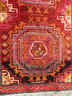 pretty small mid century Azerbaijan rug