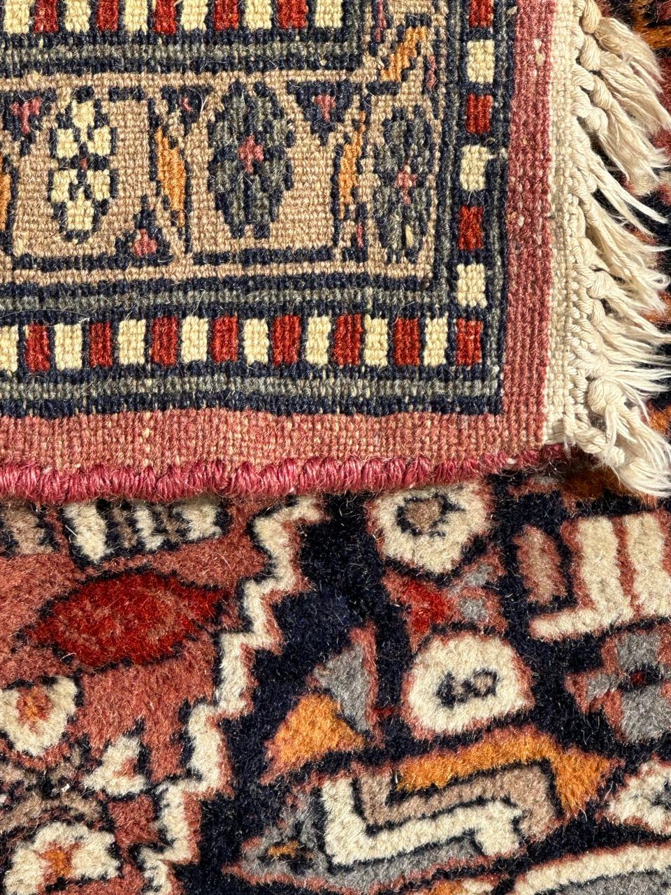 pretty small vintage Pakistani rug For Sale 5