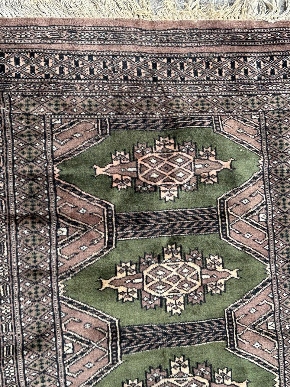Tribal pretty small vintage Pakistani rug For Sale