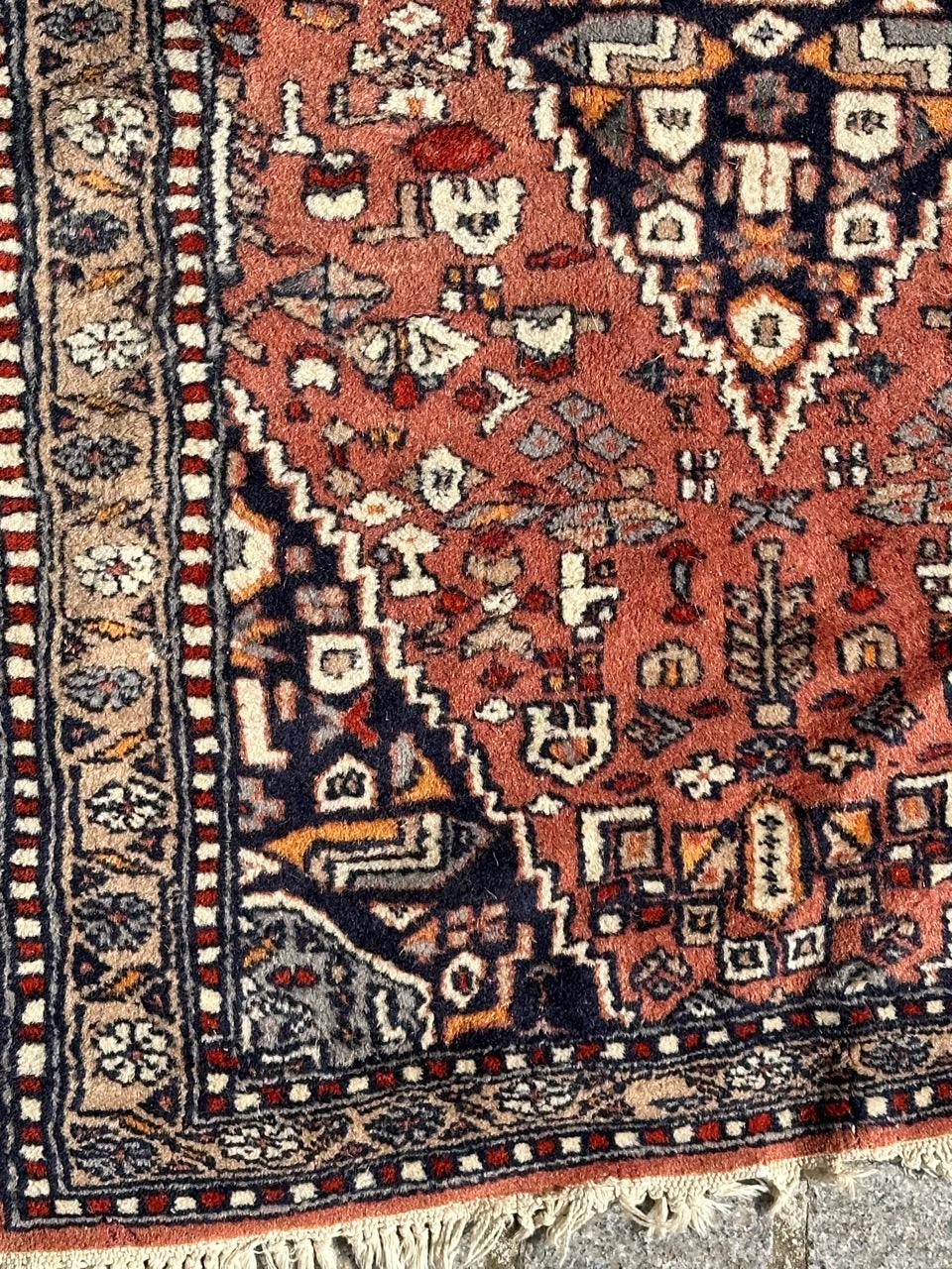Tabriz pretty small vintage Pakistani rug For Sale