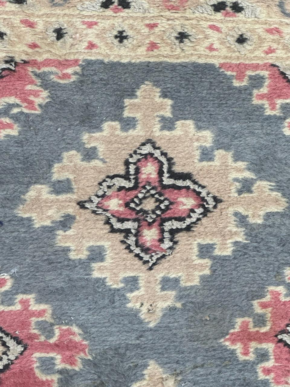 Tribal  pretty small vintage Pakistani rug For Sale