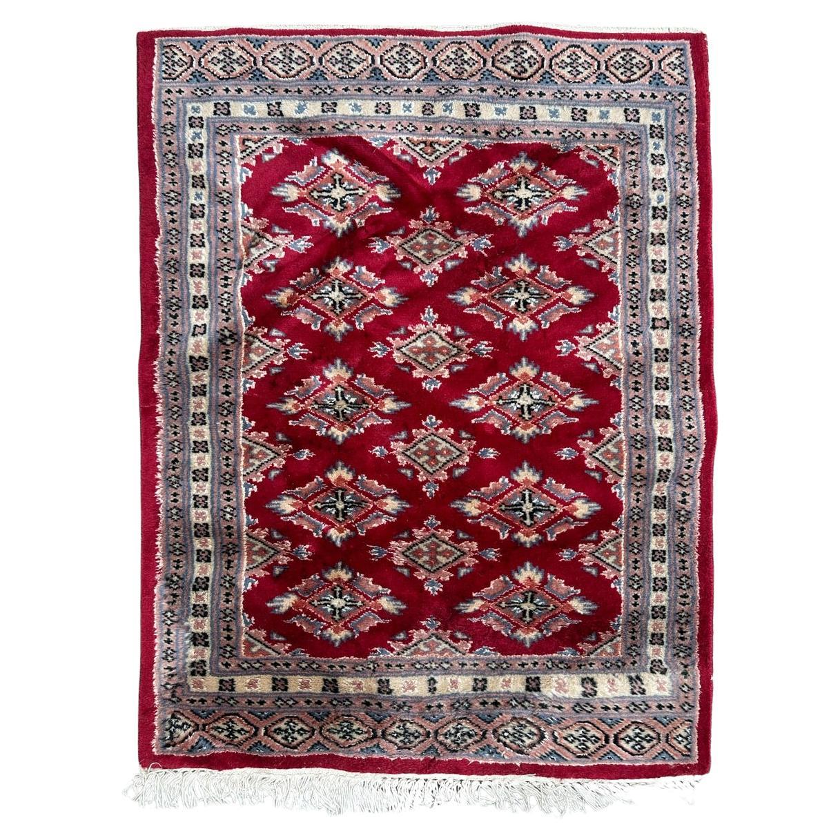 Petit tapis pakistanais vintage en vente