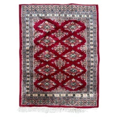 Bobyrugs hübscher kleiner pakistanischer Vintage-Teppich