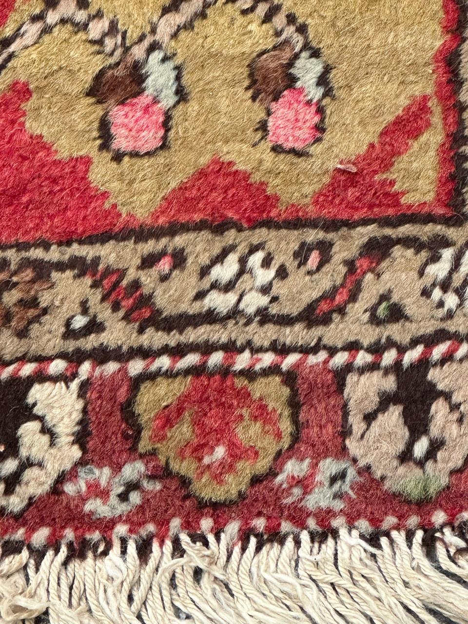 Petit tapis turc Yastik vintage en vente 5