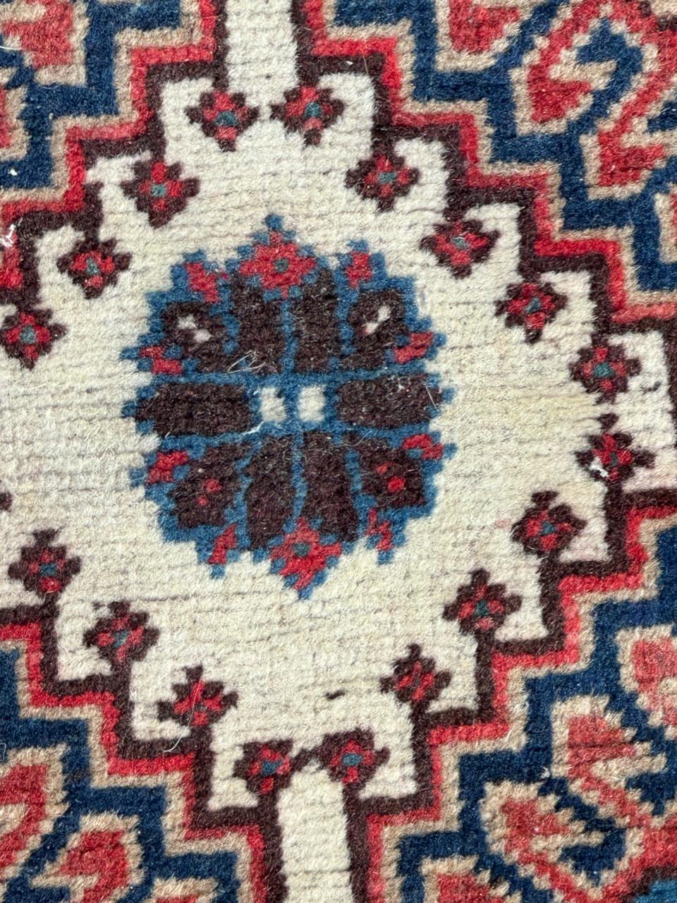 pretty small vintage Yalameh rug  For Sale 5