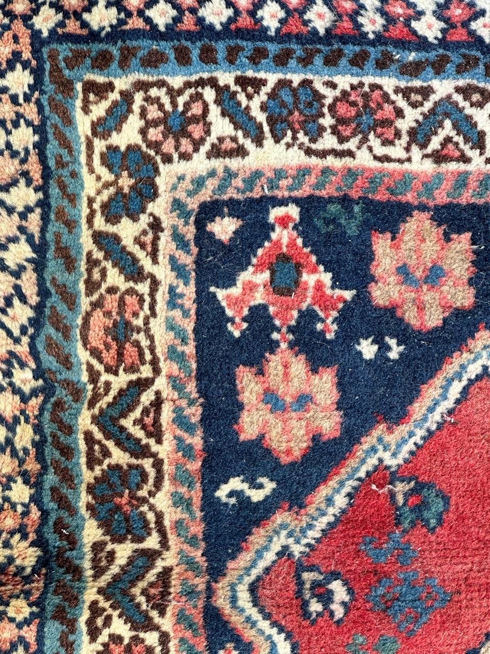 pretty small vintage Yalameh rug  For Sale 1
