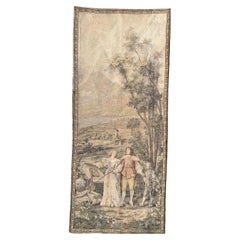 Bobyrug's pretty vintage Aubusson style french jacquard tapestry 
