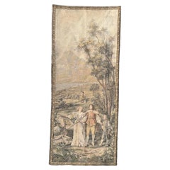 Bobyrug’s pretty Vintage Aubusson style french jacquard tapestry 