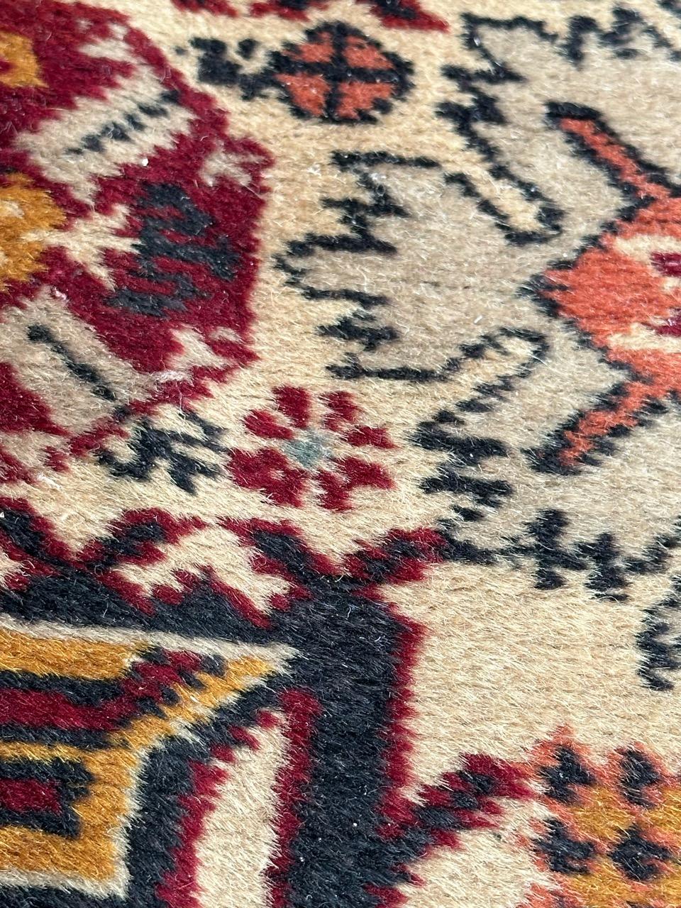 Bobyrugs hübscher Vintage-Teppich aus Aserbaidschan im Angebot 3