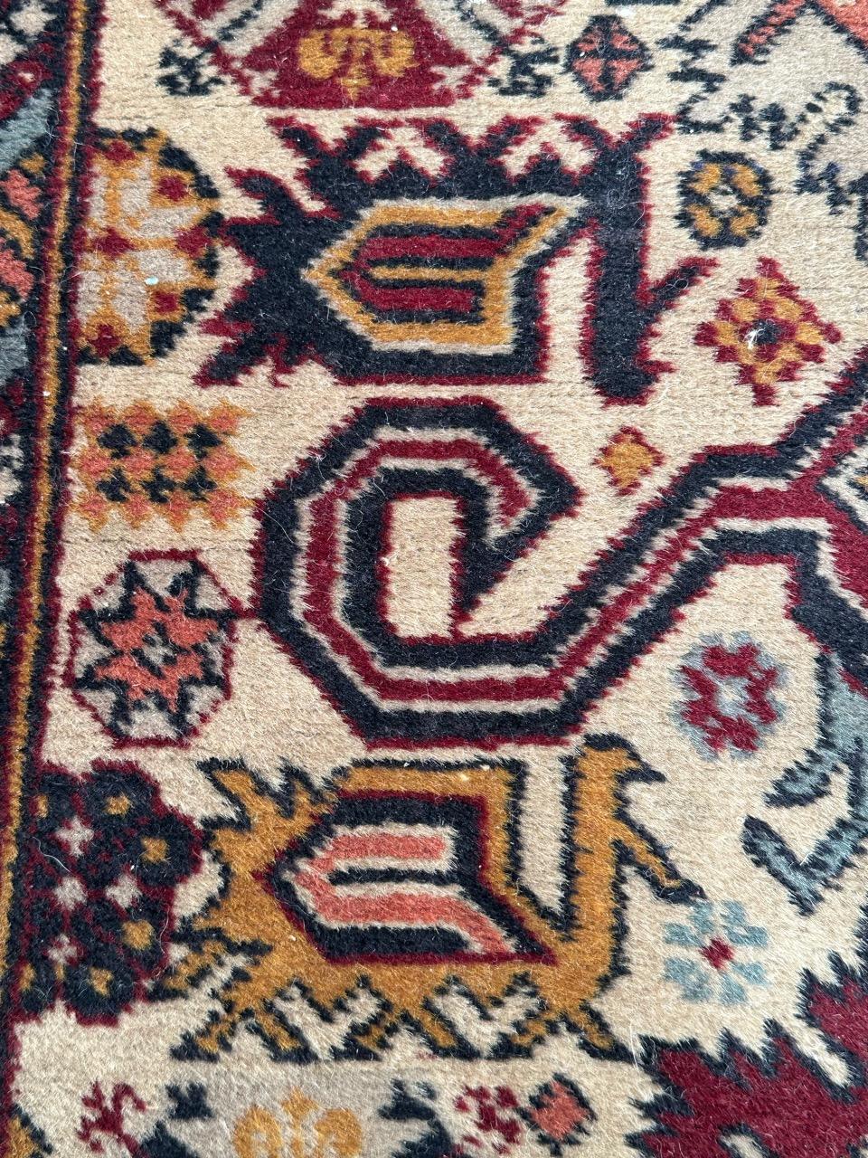 Bobyrugs hübscher Vintage-Teppich aus Aserbaidschan im Angebot 7
