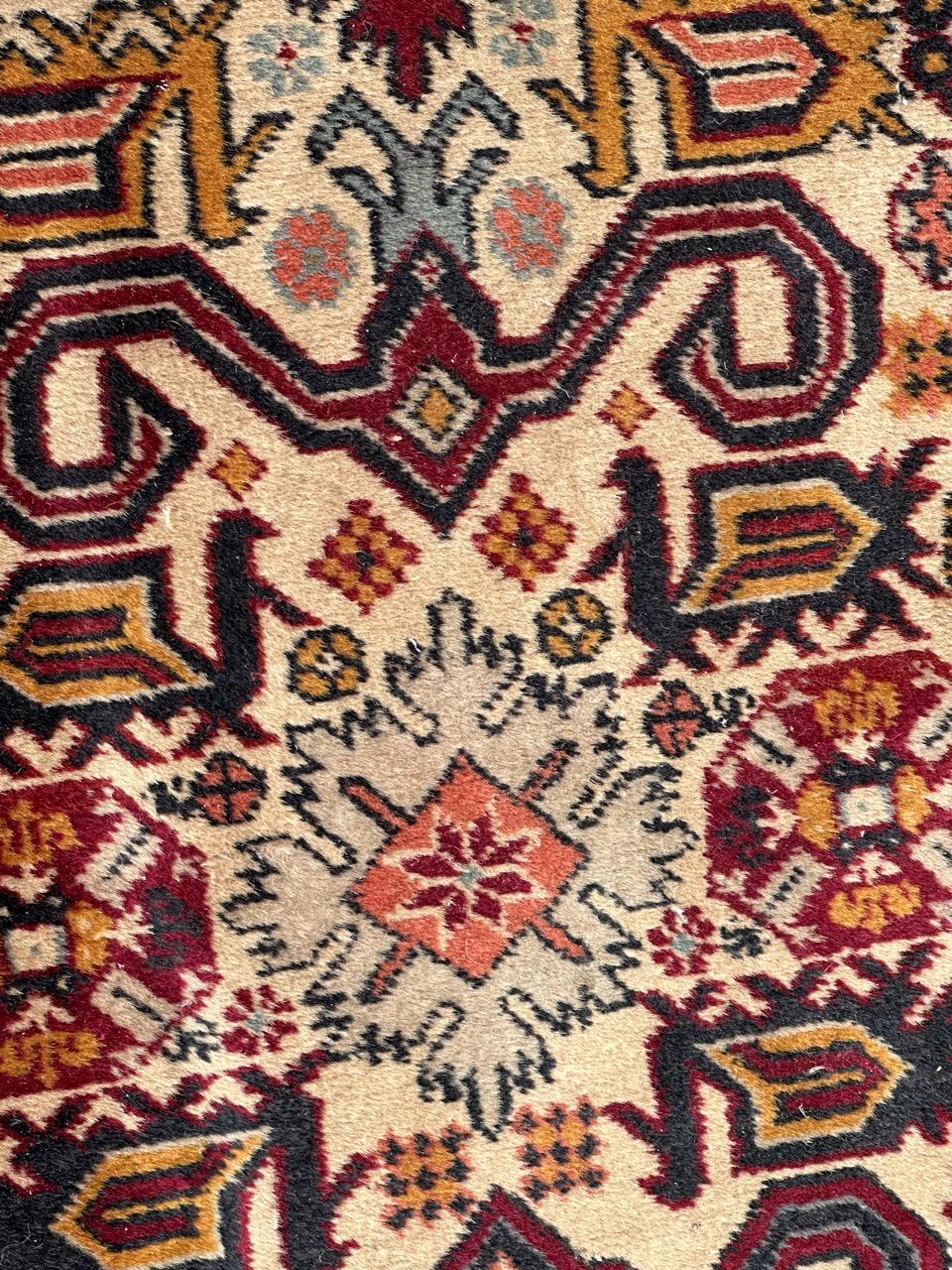 Bobyrugs hübscher Vintage-Teppich aus Aserbaidschan (Aserbaidschanisch) im Angebot